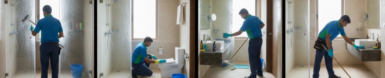 3 Bathrooms Cleaning