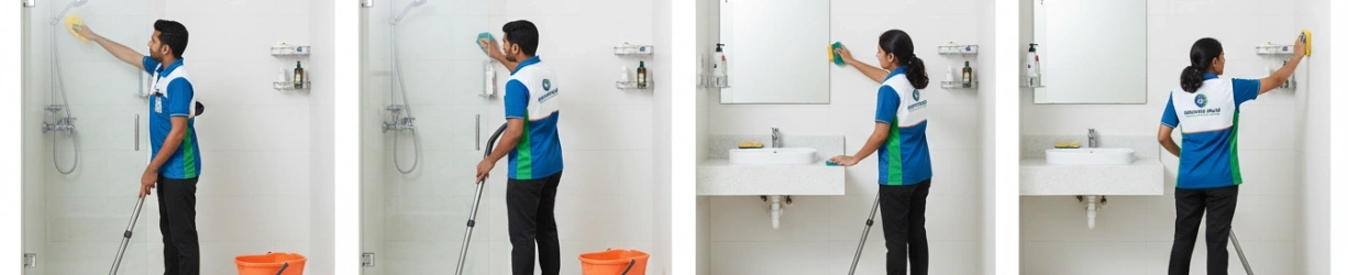 4 Bathrooms Cleaning