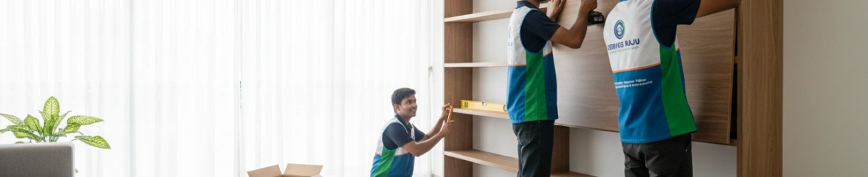 Bookshelf & Wall Storage Installation