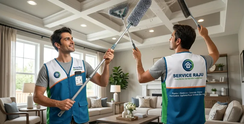 Ceiling Dusting & Cobweb Cleaning