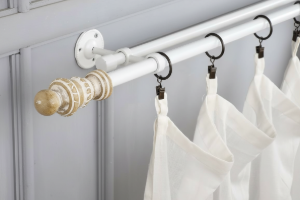 Curtain rod installation