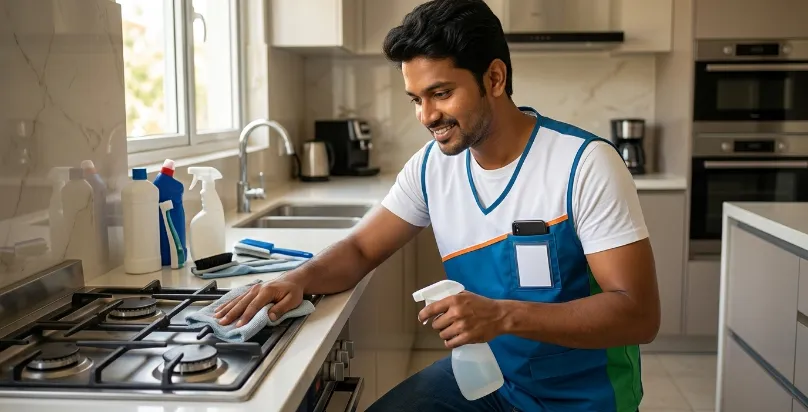 Furnished Kitchen Deep Cleaning