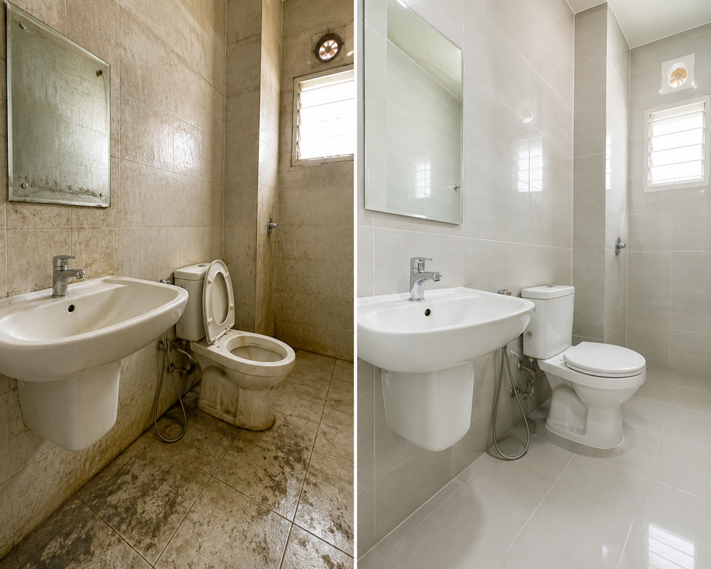 Move-in/Move-out Bathroom Cleaning