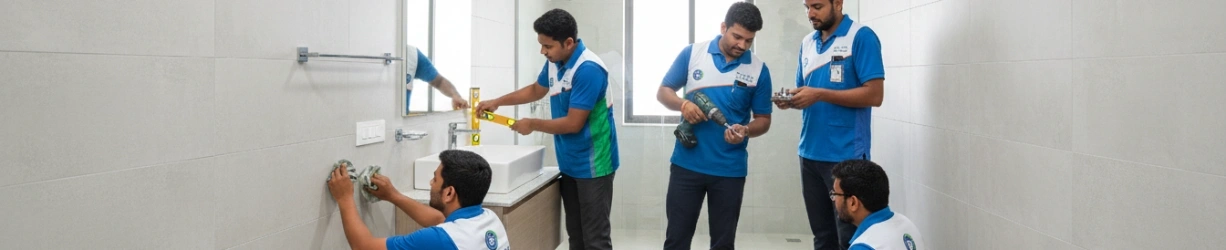 Soap & Towel Holder Installation