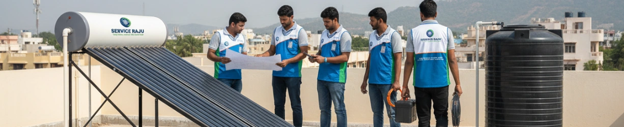 Solar Water Heater Installation / Shifting