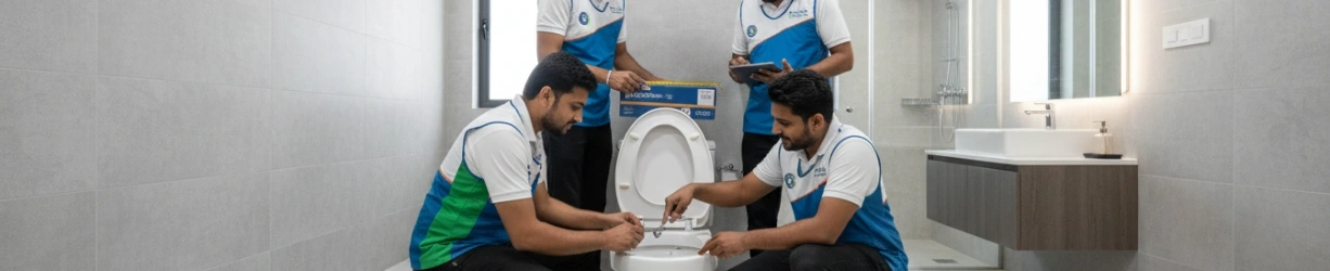 Toilet Seat Cover Installation